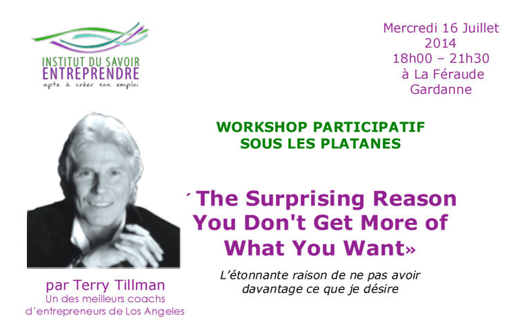 Workshop Juillet Tillman